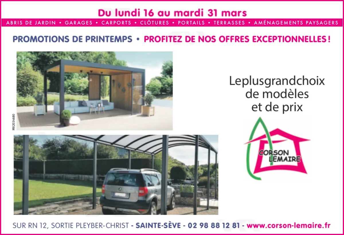 Promotions de printemps 2026